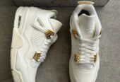 Jordan 4 Metalic Gold